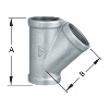 Tee femea 45G