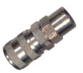Engate Rápido 1/2 Com Esfera E Mola Em Inox Rosca Fêmea De 1/2 BSP